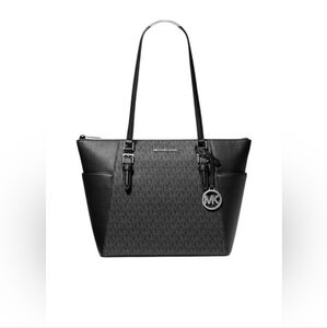 Michael Kors Charlotte Large TZ Tote With Side Pockets